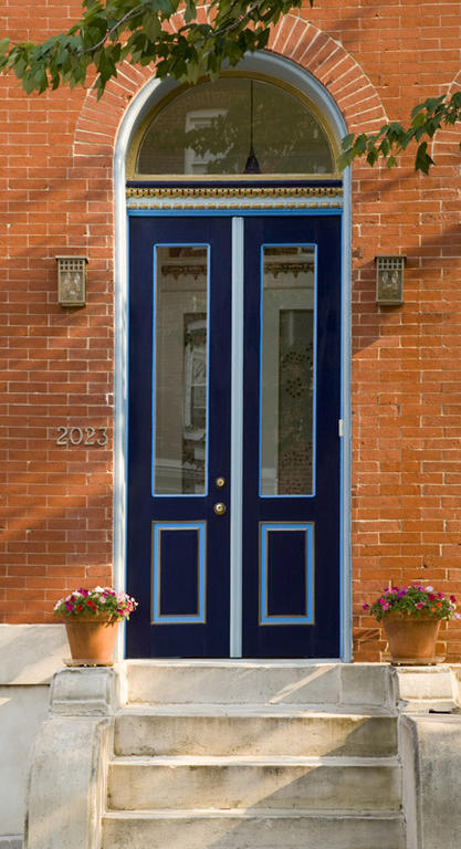 Blue Door On Baltimore Bed And Breakfast Exterior photo
